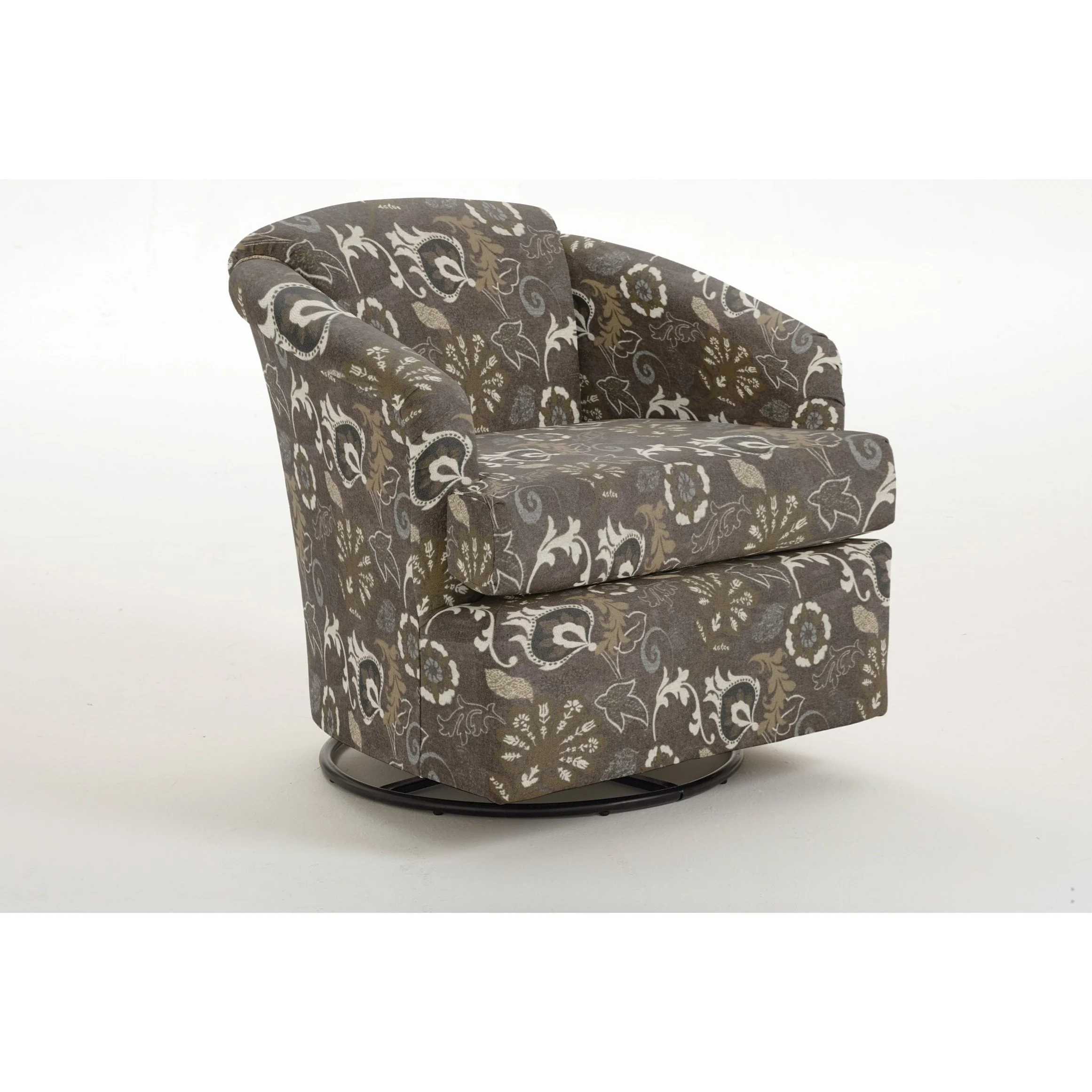 Best Home Furnishings Swivel Barrel Chairs 25671 30103 Cass Swivel Barrel Chair Baer's